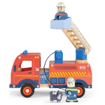 Camión de bomberos de madera Avenue du Moulin de Moulin Roty